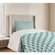 Colorful Fish Pattern Bedspread Set