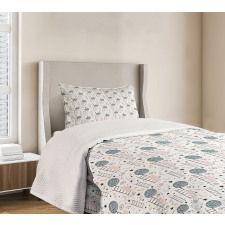 Bear and Stars Cartoon Bedspread Set