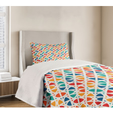 Trippy Geometric Fractal Bedspread Set