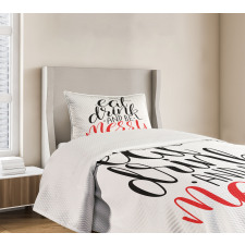 Modern Noel Bedspread Set