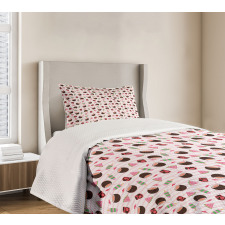 Watermelon Ice Cream Cocktail Bedspread Set