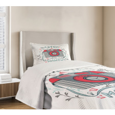 Catch the Moment Calligraphy Bedspread Set