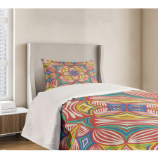 Abstract Creative Ornate Bedspread Set