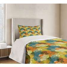 Abstract Circle Pattern Bedspread Set