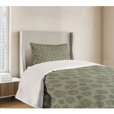 Plants Woodland Design Bedspread Set