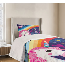 Mythical Animals in the Sky Bedspread Set