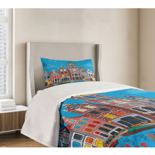 Famous Canal Bedspread Set