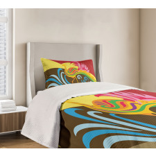 Colorful Abstract Ethnic Bedspread Set