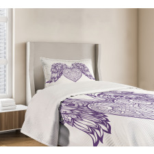 Heart Botany Ornate Bedspread Set