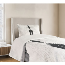 Silhouette Art Bedspread Set