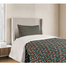 Abstract Shapes Geometric Bedspread Set