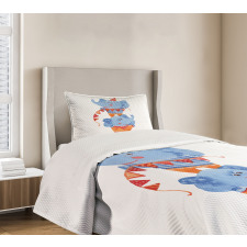 Circus Animal Bedspread Set