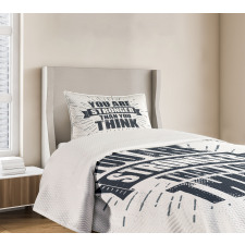 Urban Philosophical Message Bedspread Set