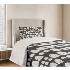 Abstract Primitive Motifs Bedspread Set