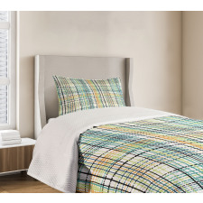 Modern Cuvy Lines Bedspread Set