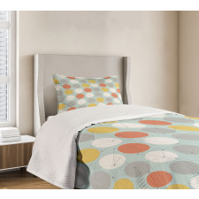 Abstracts Circles Lines Bedspread Set