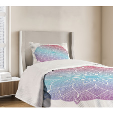 Pastel Universe Design Bedspread Set