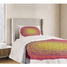 Vivid Abstract Medallion Bedspread Set