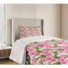 Wild Floral Spring Feminine Bedspread Set