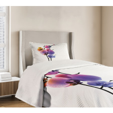 Vibrant Flowering Plant Bedspread Set