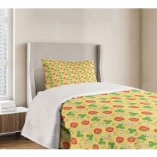 Healthy Summer Fruits Bedspread Set