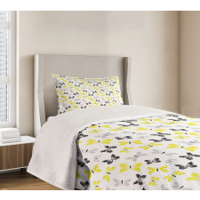 Butterflies Grunge Wings Bedspread Set