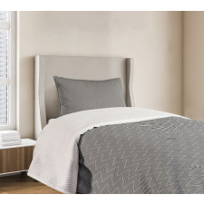 Black and White Zigzags Bedspread Set