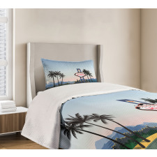 Nevada America in Cartoon Bedspread Set