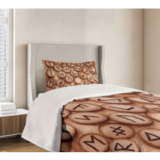 a Photographic Illustration Bedspread Set