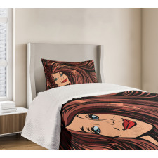 Comic Book Inspired Bedspread Set