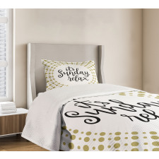 It is Sunday Relax Message Bedspread Set