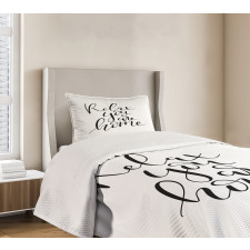 Relax You Are Home Phrase Bedspread Set