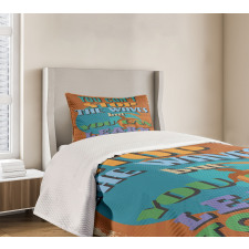 You Can Learn to Surf Bedspread Set