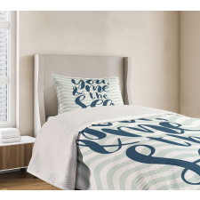 You and Me and the Sea Bedspread Set