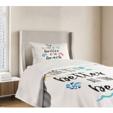 Travel Anchor Wave Bedspread Set