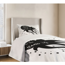 Jellyfish Silhouette Bedspread Set