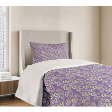 Retro Geometric Circles Bedspread Set