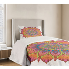 Flourishing Flowers Pattern Bedspread Set