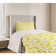 Ladders and Stars Geometric Bedspread Set