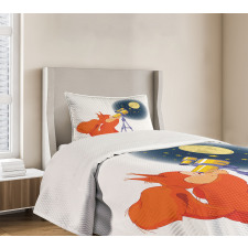 Animal with a Telescope Bedspread Set