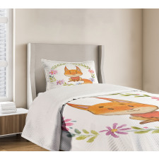 Forest Friend Floral Bedspread Set