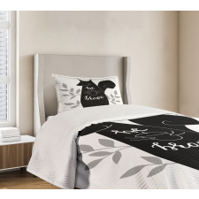 Be Brave Words Inspiration Bedspread Set