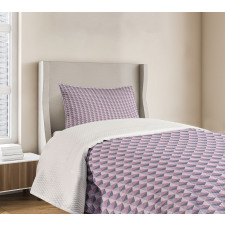 Ornamental Grid Pattern Bedspread Set