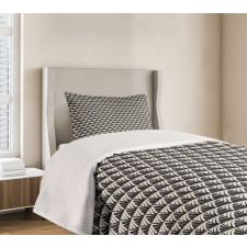 Modern Art Tile Design Bedspread Set