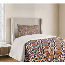 Composition of Shapes Bedspread Set