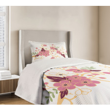 Japanese Garden Art Bedspread Set