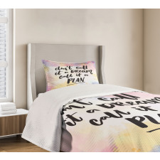 Hand-written Style Watercolor Bedspread Set