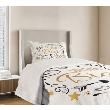 Swirls with Arrows and Dots Bedspread Set