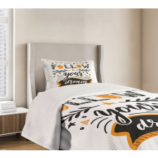 Popular Slogan Ornate Nature Bedspread Set