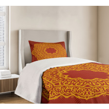 Aztec Style Painting Vivid Bedspread Set